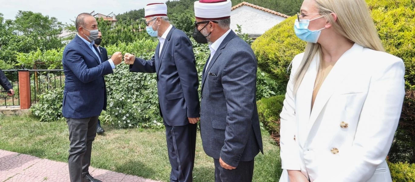 Προκλήσεων συνέχεια από τον Μ.Τσαβούσογλου: Μετέφερε τους «χαιρετισμούς» του Ρ.Τ.Ερντογάν στη Θράκη!